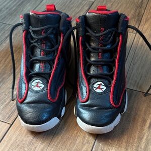 Nike Air Jordan Pro Strong Kids Black and Red Sneakers